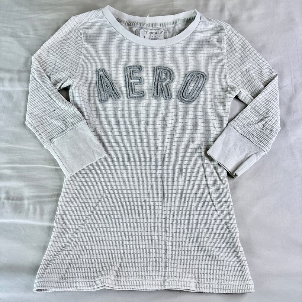 Aeropostale Y2K Striped Tee Shirt Large